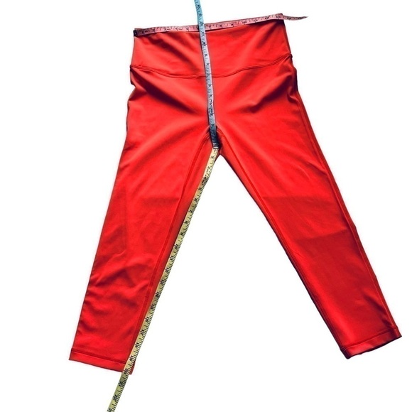 zella Red Firelight High Support Yoga and Studio Crop Leggings Size M - Picture 9 of 10